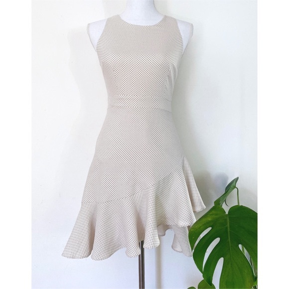 Banana Republic Dress Ruffle Hem Size 4 - Picture 3 of 7